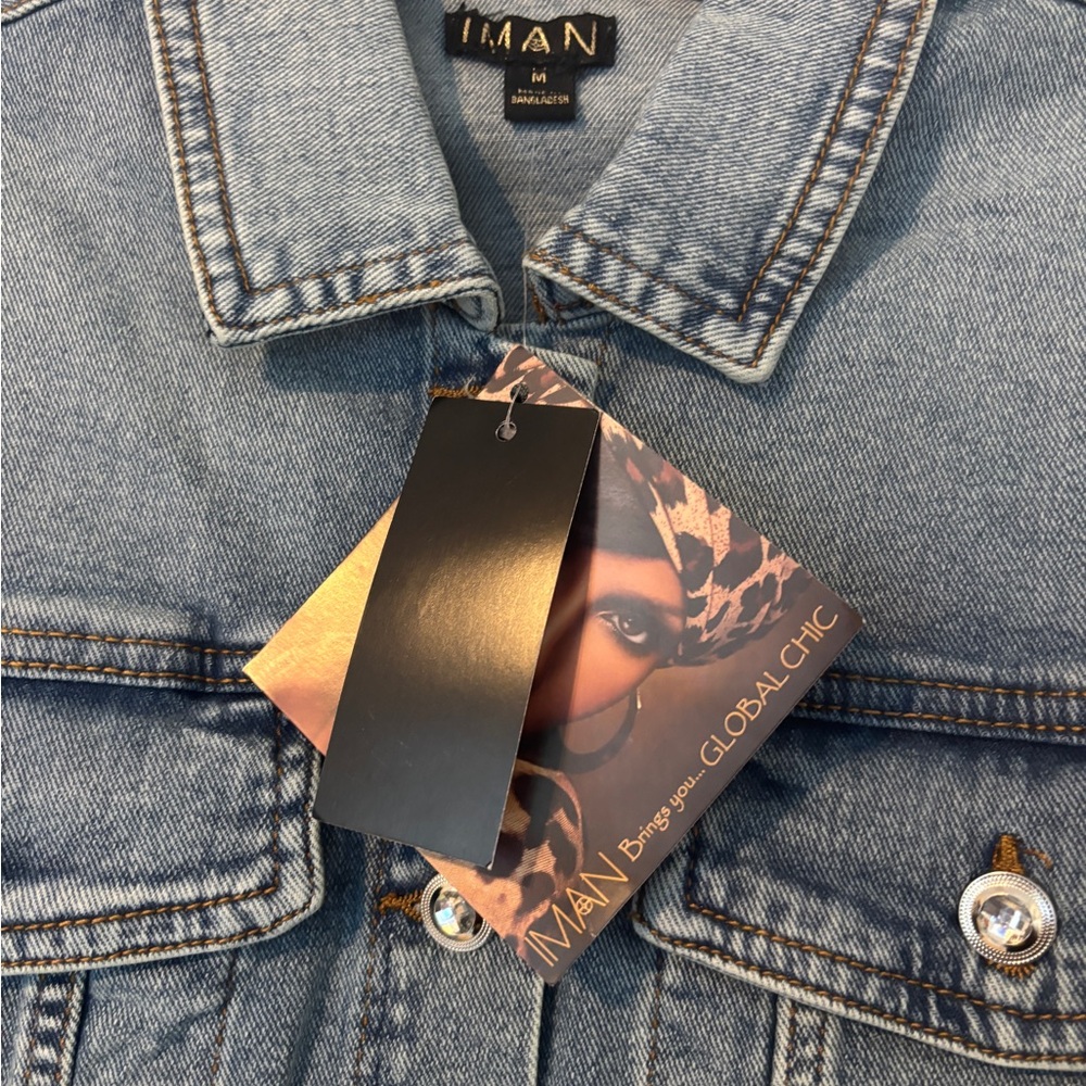 IMAN Blue Jean Jacket